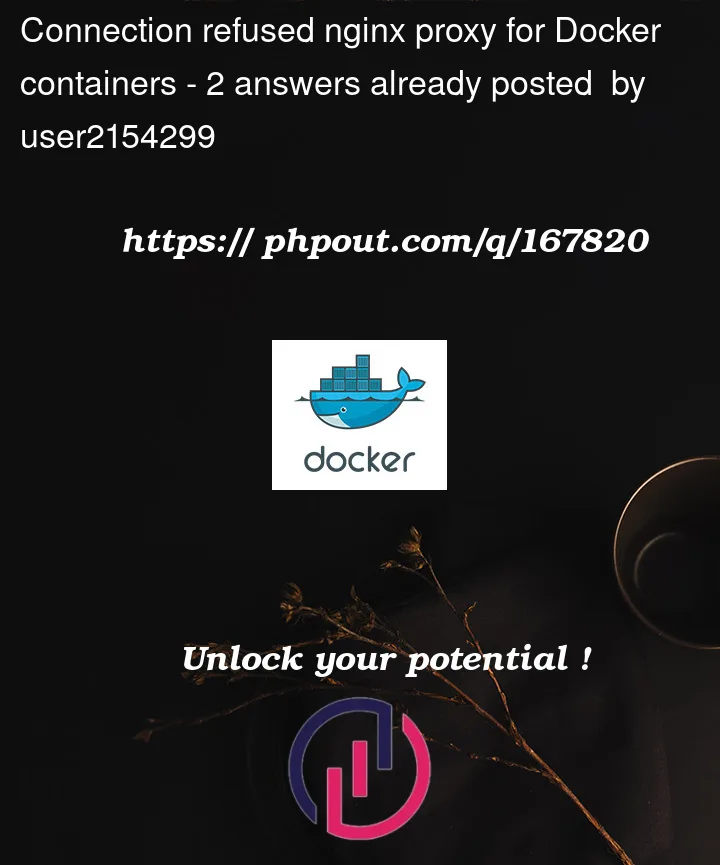 Question 167820 in Docker