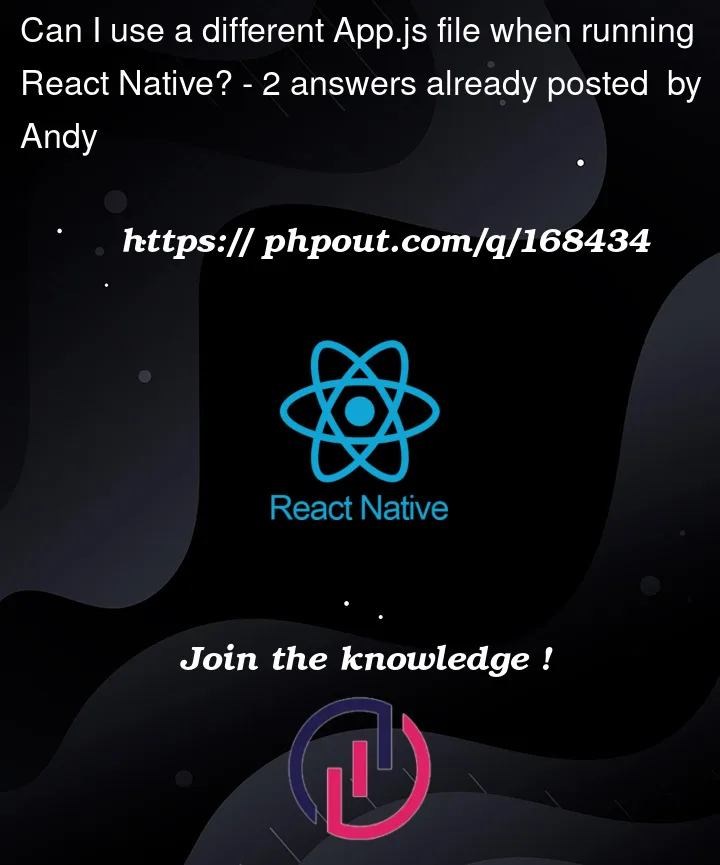 Question 168434 in React native