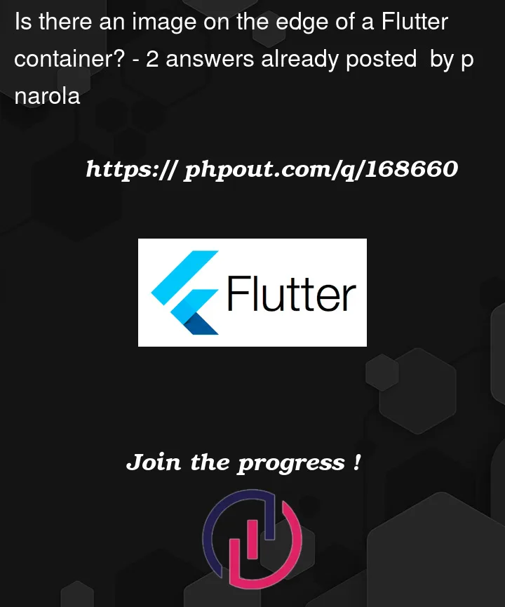 Question 168660 in Flutter