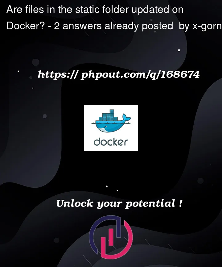 Question 168674 in Docker