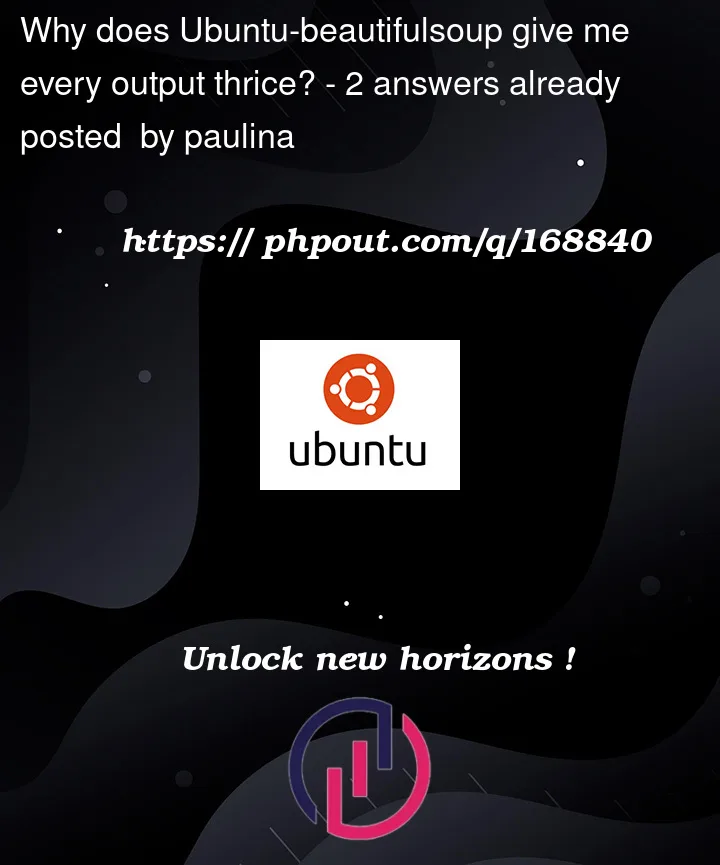 Question 168840 in Ubuntu