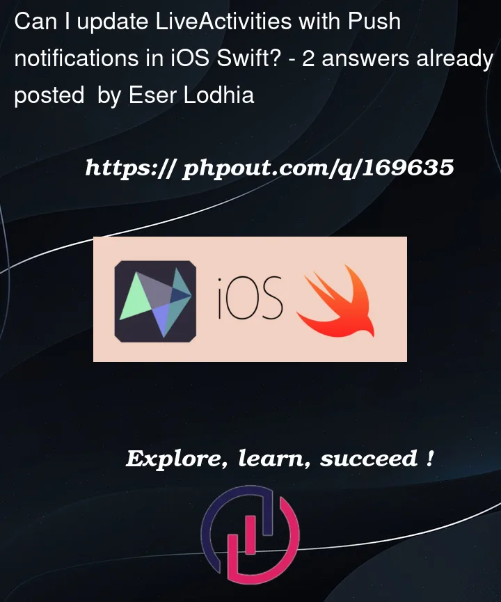 Question 169635 in IOS Swift