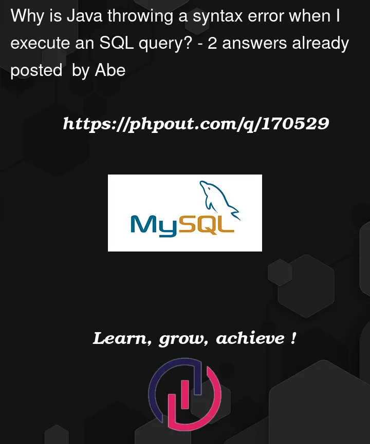 Question 170529 in Mysql