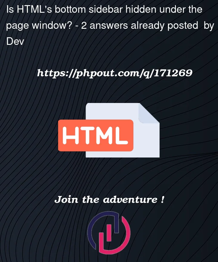 Question 171269 in Html