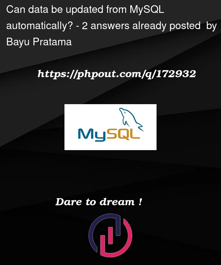 Question 172932 in Mysql