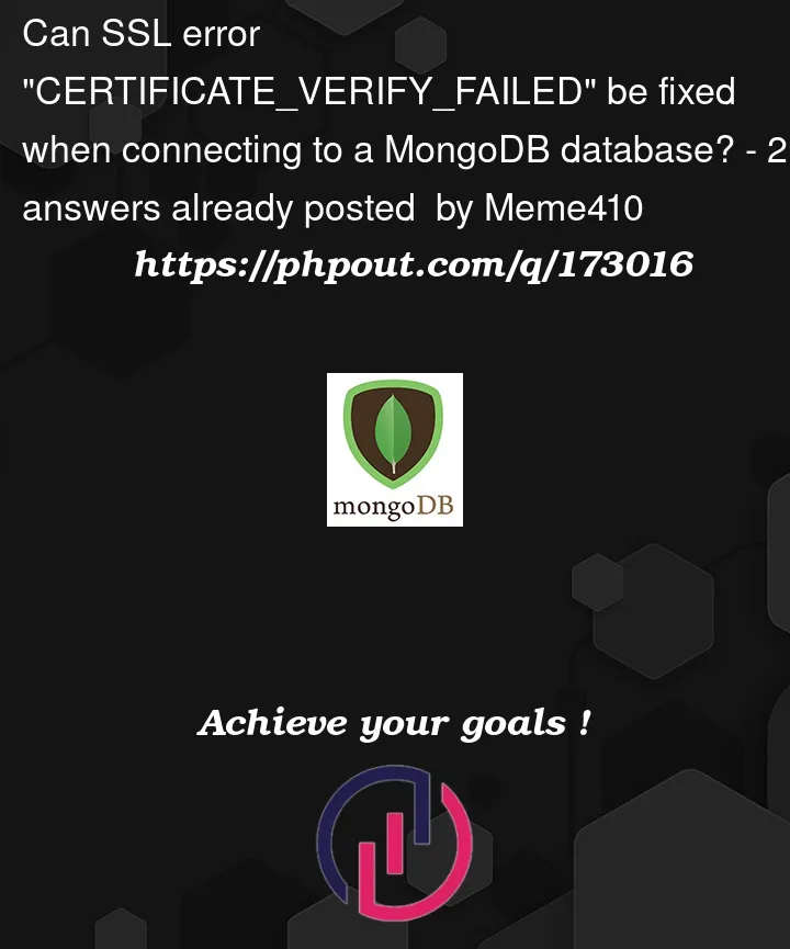 Question 173016 in Mongodb