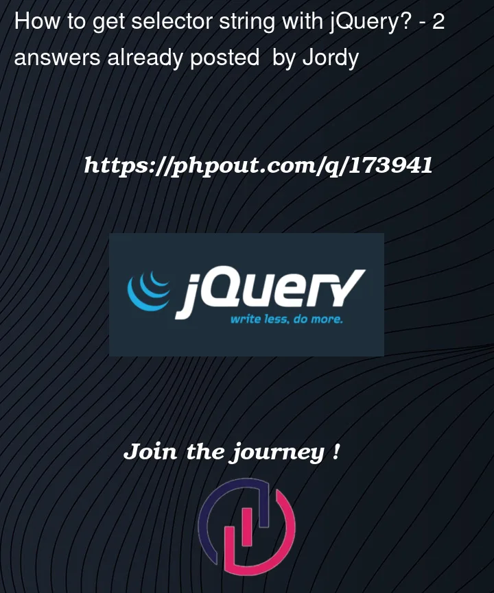 Question 173941 in Jquery