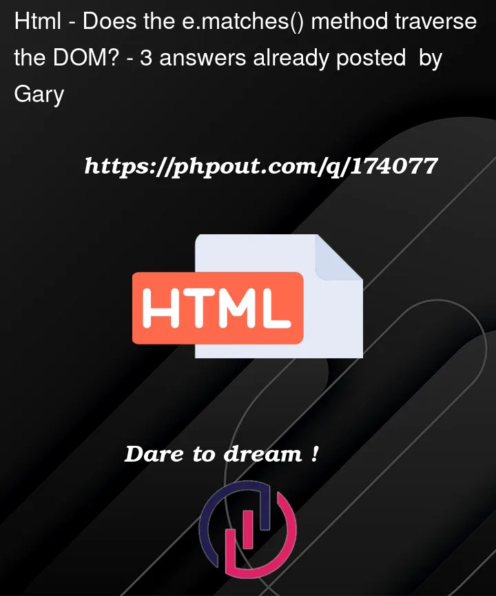 Question 174077 in Html