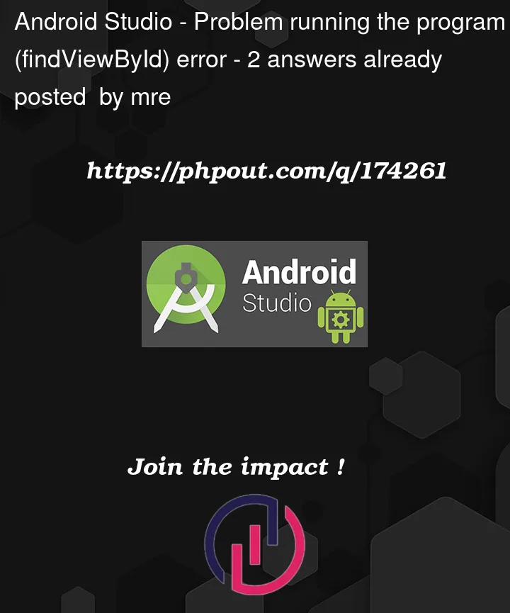 Question 174261 in Android Studio