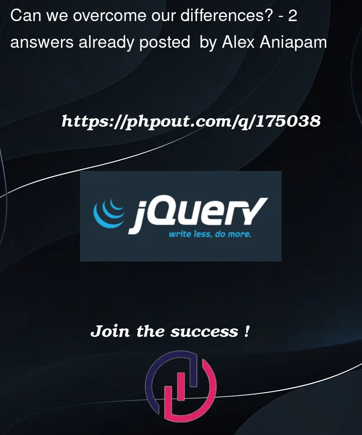 Question 175038 in Jquery