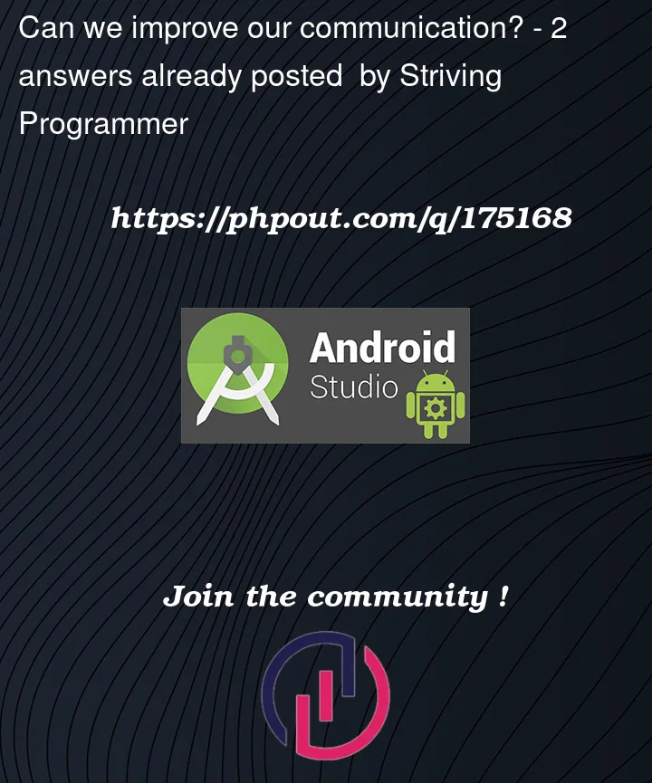 Question 175168 in Android Studio