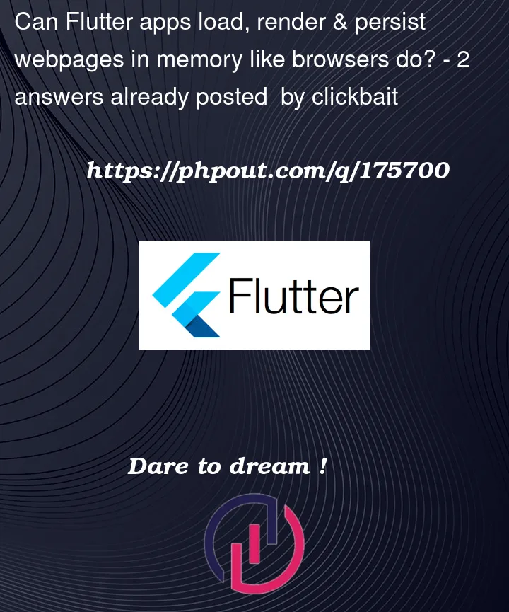 Question 175700 in Flutter