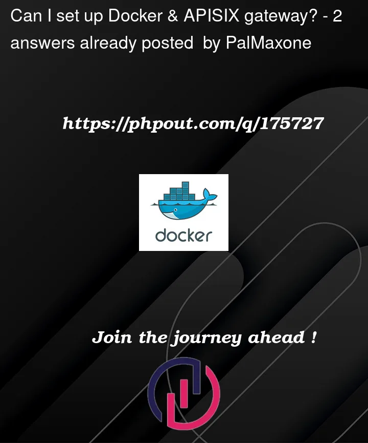 Question 175727 in Docker