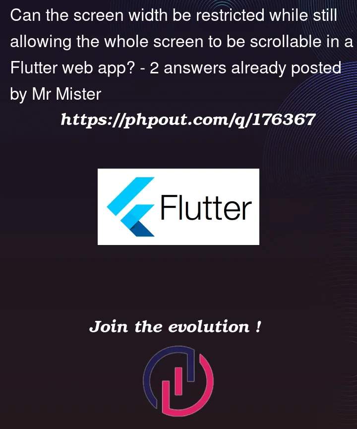 Question 176367 in Flutter