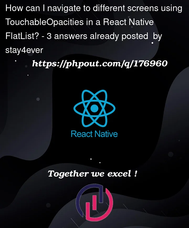 Question 176960 in React native