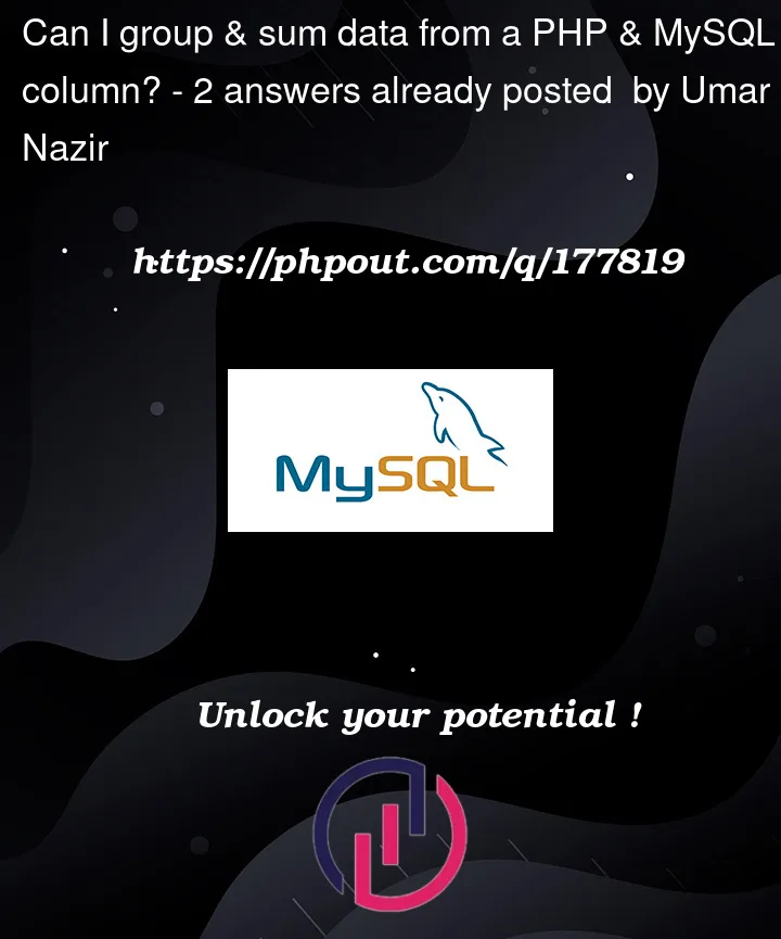 Question 177819 in Mysql