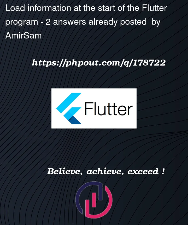 Question 178722 in Flutter