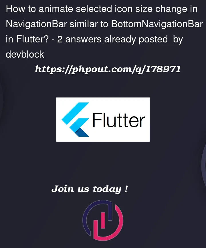 Question 178971 in Flutter