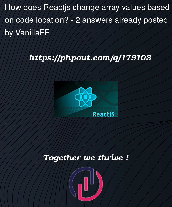 Question 179103 in Reactjs