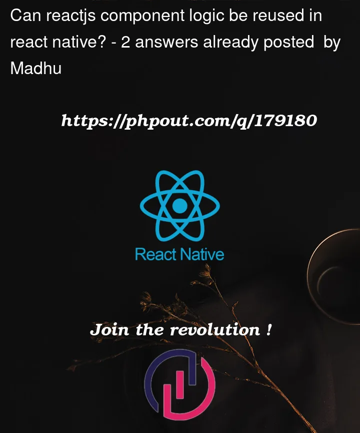 Question 179180 in React native