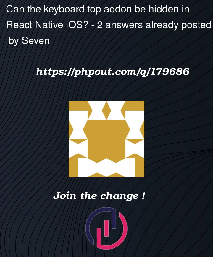 Question 179686 in React native