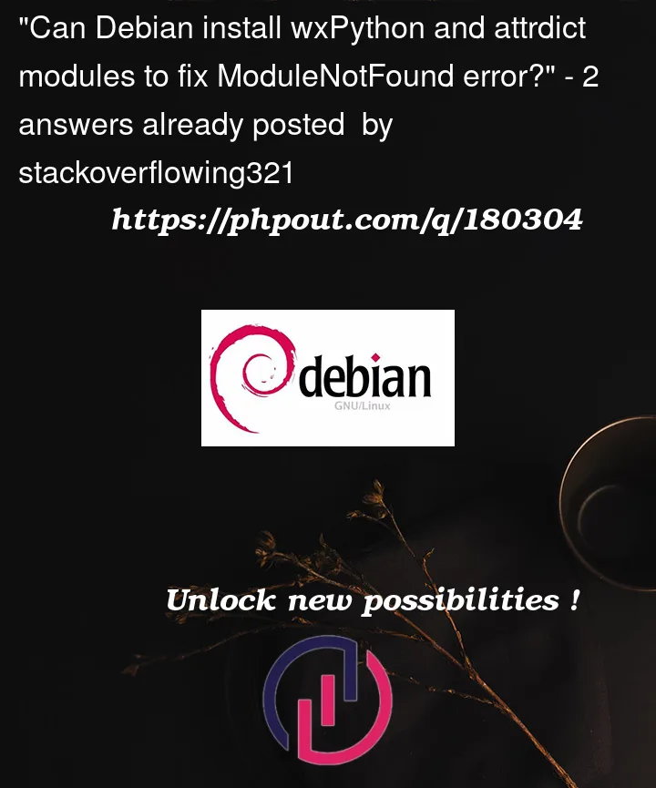 Question 180304 in Debian