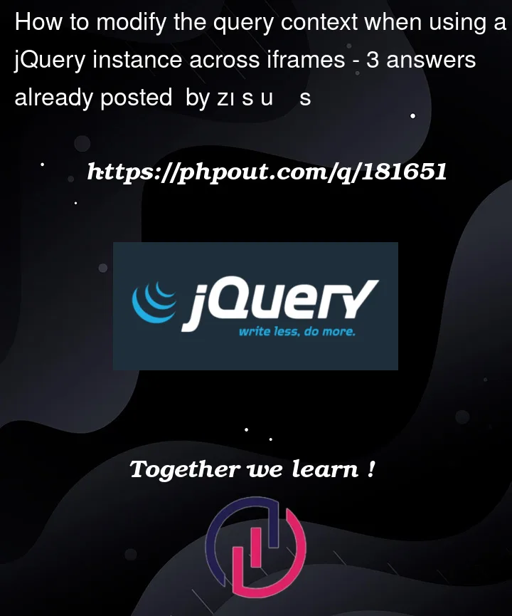 Question 181651 in Jquery