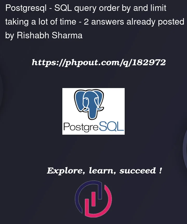 Question 182972 in PostgreSQL