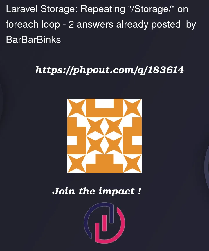 Question 183614 in Laravel