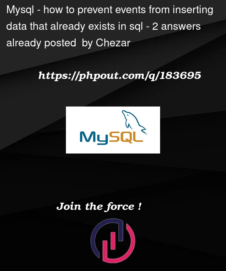 Question 183695 in Mysql