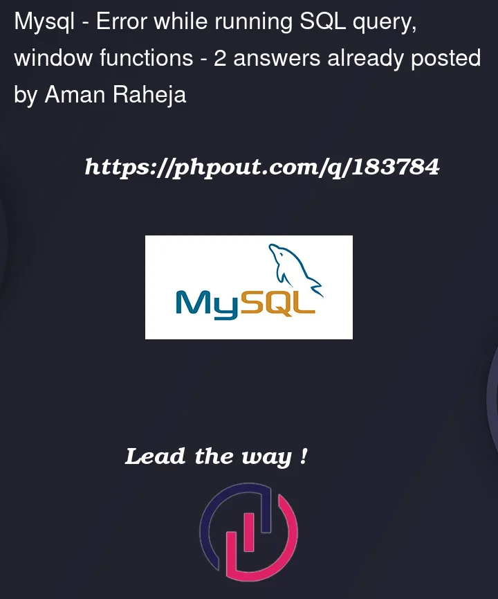 Question 183784 in Mysql