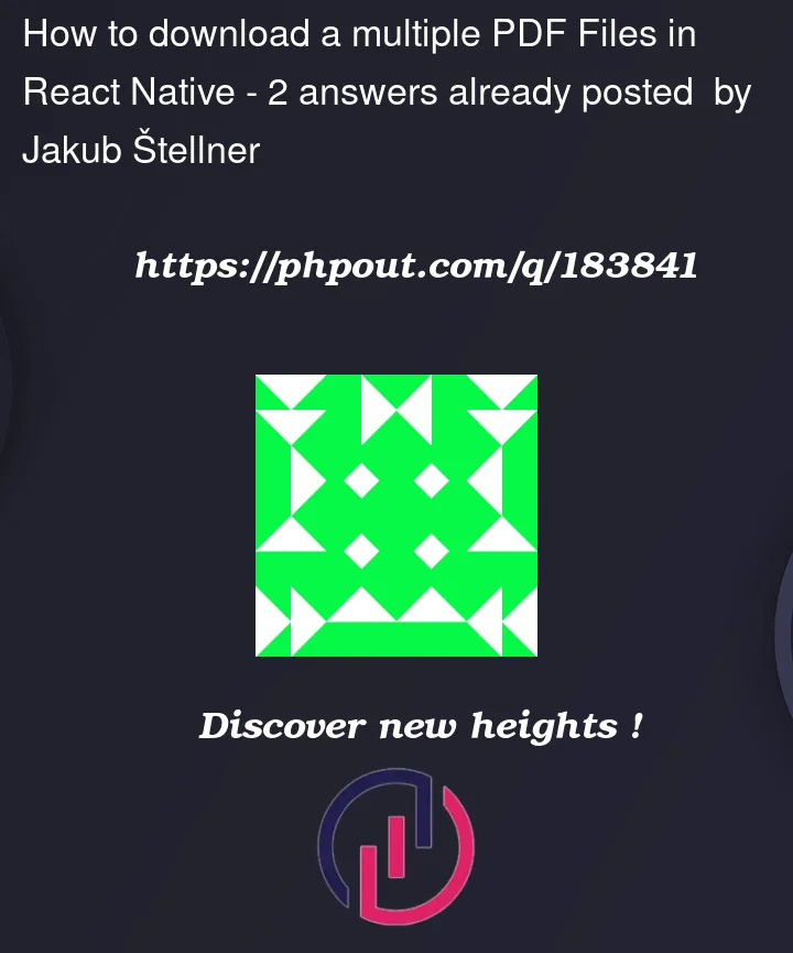 Question 183841 in React native