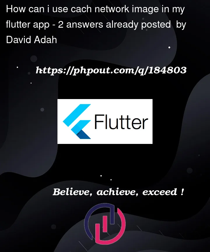 Question 184803 in Flutter