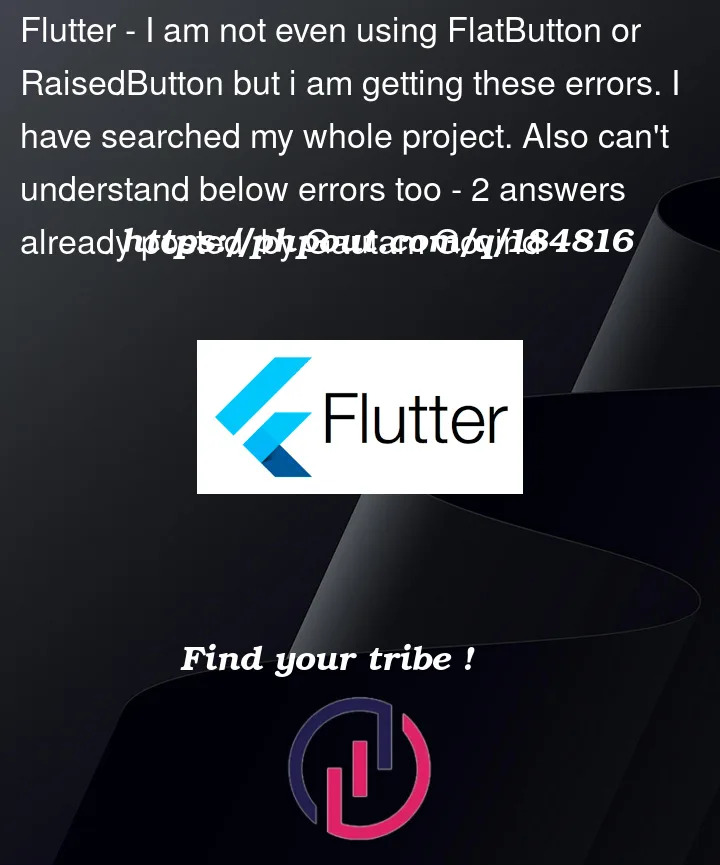 Question 184816 in Flutter