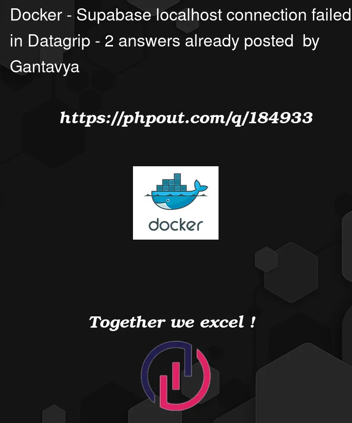 Question 184933 in Docker