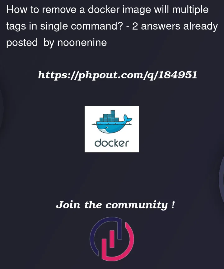 Question 184951 in Docker