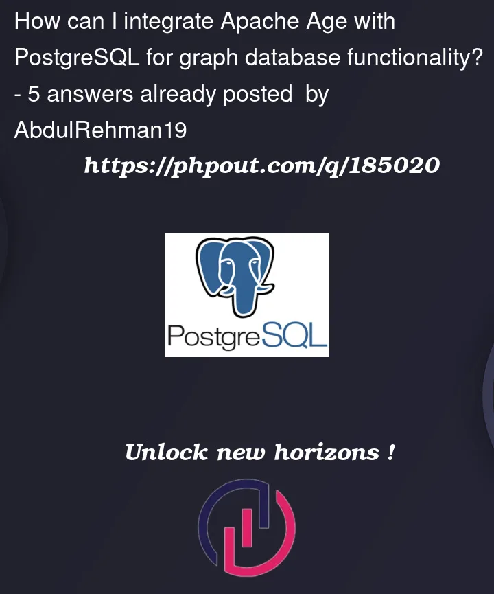 Question 185020 in PostgreSQL