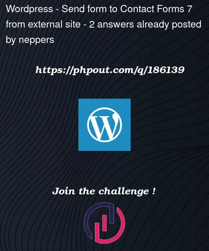 Question 186139 in Wordpress