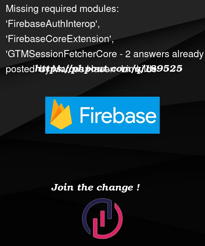 Question 189525 in Firebase