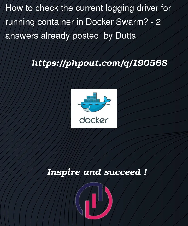 Question 190568 in Docker