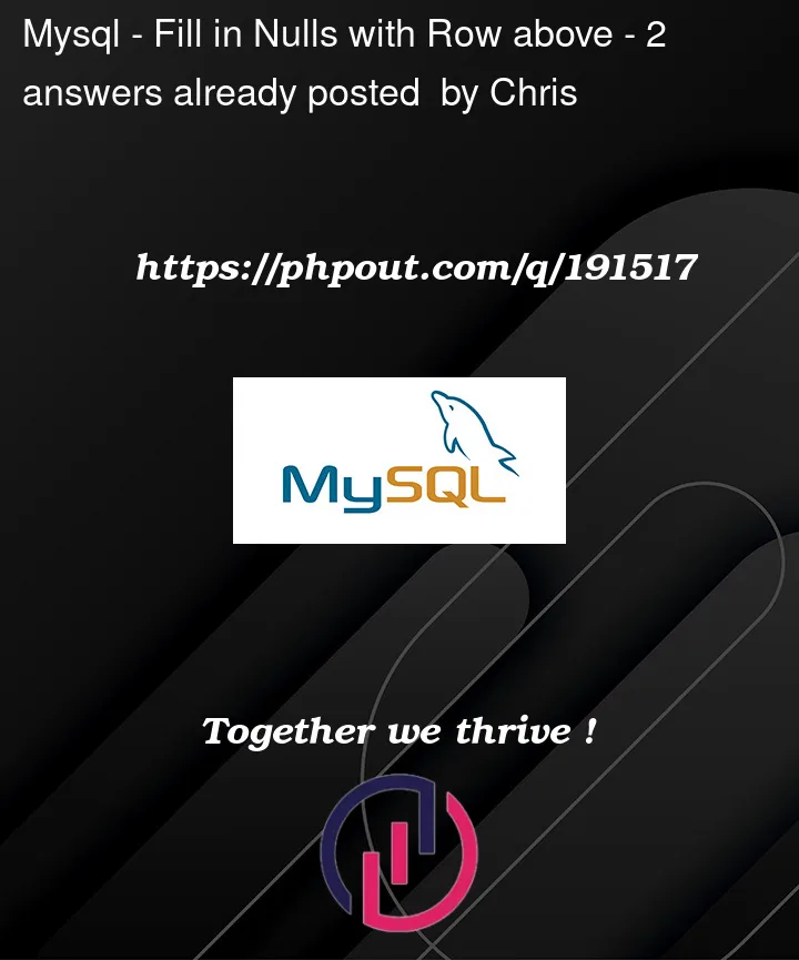 Question 191517 in Mysql