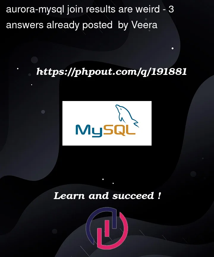 Question 191881 in Mysql