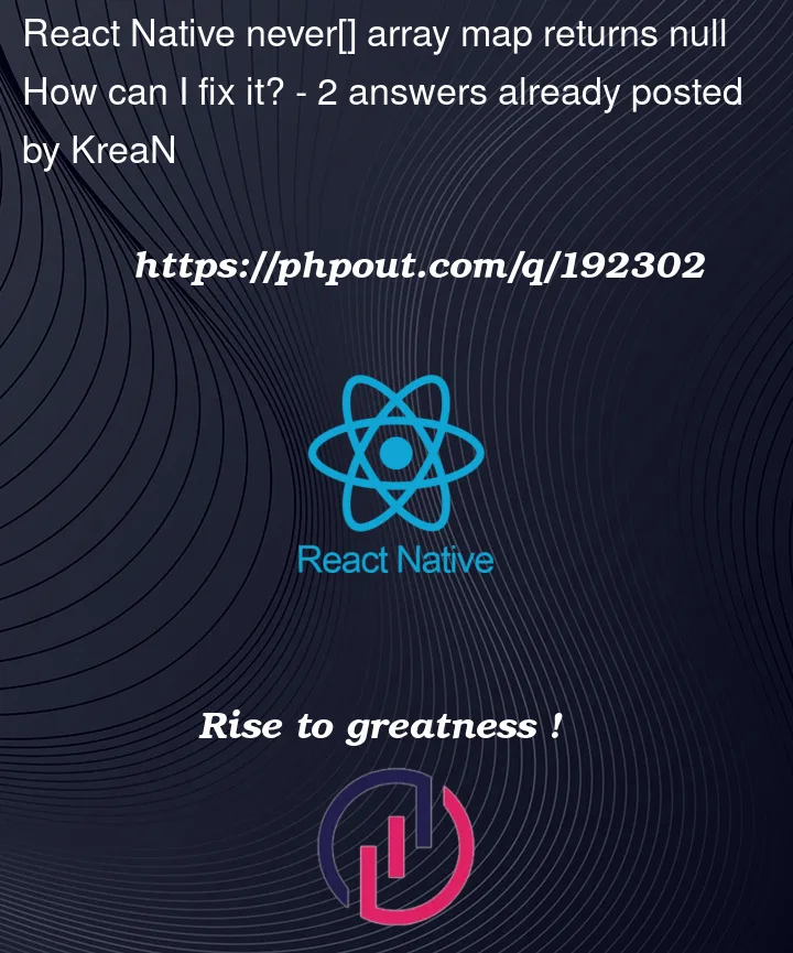 Question 192302 in React native