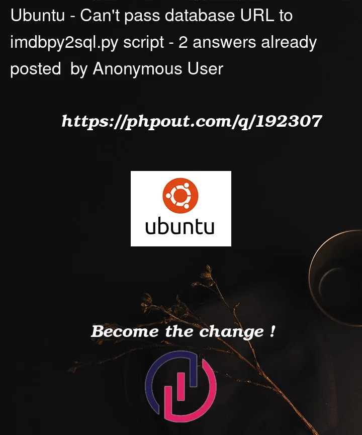 Question 192307 in Ubuntu