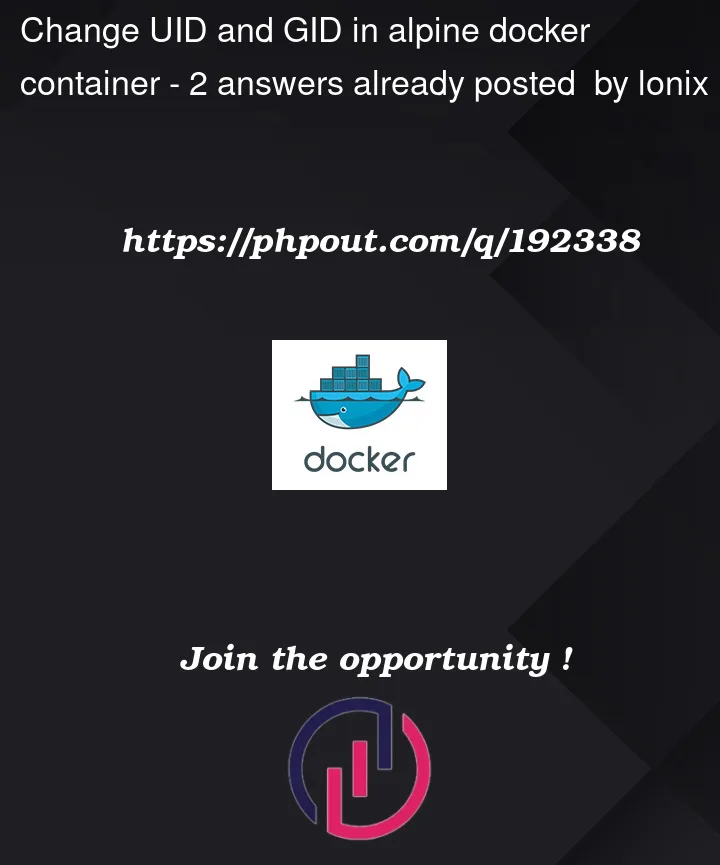 Question 192338 in Docker