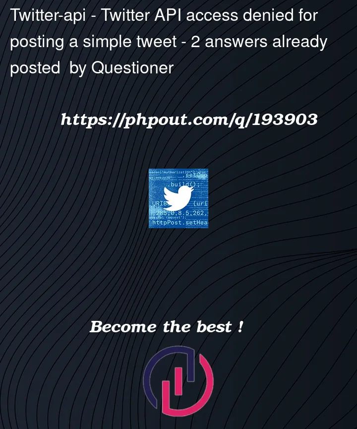 Question 193903 in Twitter API