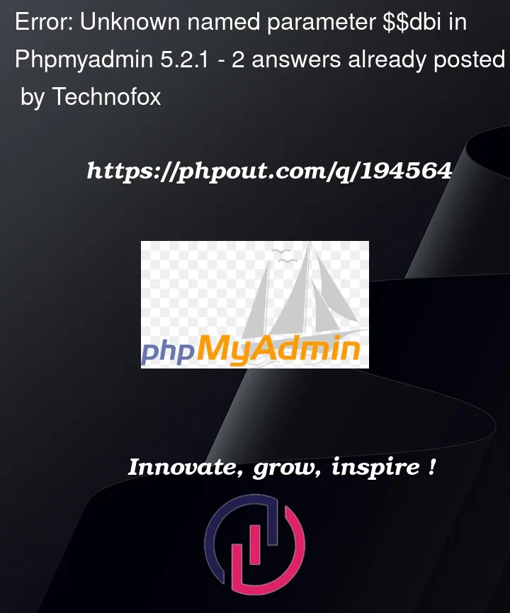 Question 194564 in PhpMyAdmin