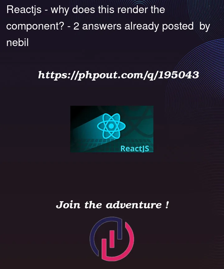 Question 195043 in Reactjs