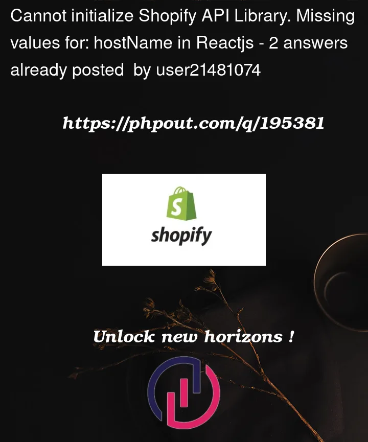 Question 195381 in Shopify