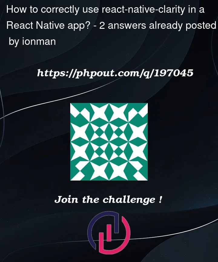 Question 197045 in React native